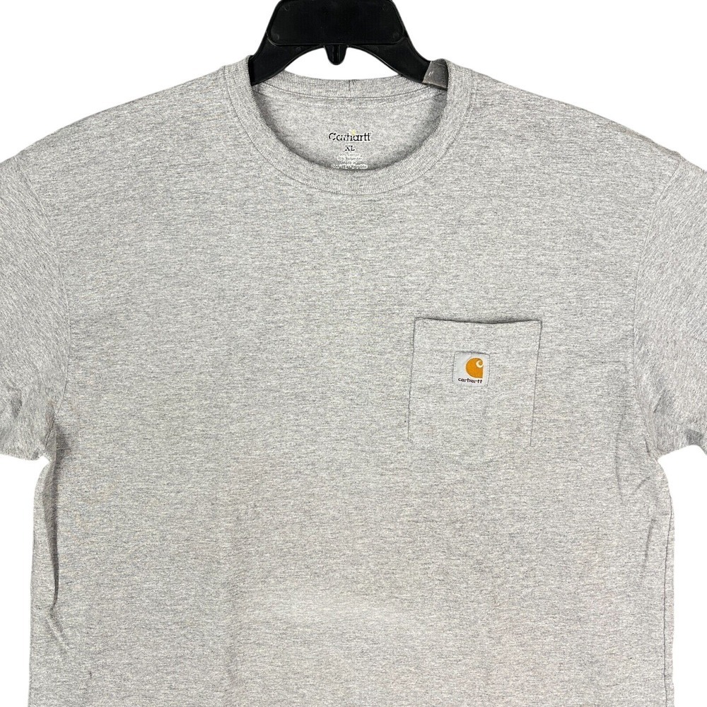 Carhartt Mens XL Workwear‎ Streetwear Oversized Gray Canvas Utility Shirt